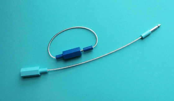 Truck Security Seals / Steel Seal / Cable Seal / Lead Seal 1.8mm Diameter Aircraft Cable