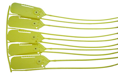 Over 30kgs Pull Load Yellow Cargo Security Seals With Iso Pas 17712 For Trucks , Container