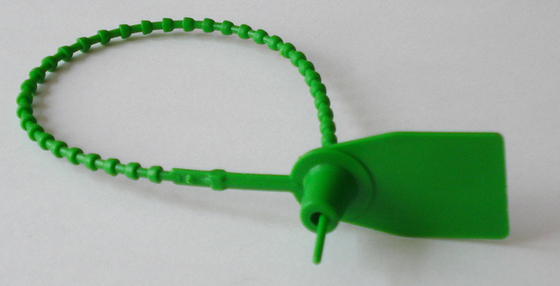 Customized PE Material Trailer Security Seals For Boxes / Supermarkets With Nylon Clip
