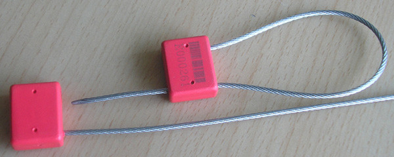 Vehicle 1.8mm Aircraft Cable Security Seals ISO / PAS17712 , 200kg Pull Load