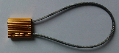 Steel Wire Luggage Cable Security Seals , High Security Truck Seals