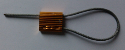 Steel Wire Luggage Cable Security Seals , High Security Truck Seals
