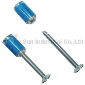 Blue , Green , White Clear PC Casing Luggage Security Railcar Sealing For Truck Trailers