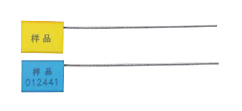 Yellow / Blue PP Or PE  Wire Truck Security Seals With ABS plastic For Roadway Containers