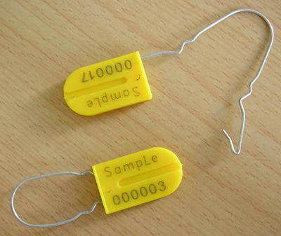 Container Padlock Security Seals Plastic , High Security Bolt Seals