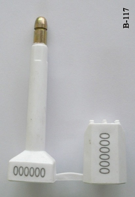 Selo da alta segurança do Iso 17712 do Pas para o recipiente/reboque/caminhão, branco