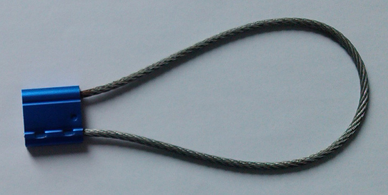 selos do caminhão da alta segurança do fechamento da etiqueta do fio de aço de 3.5mm para o reboque/caminhão